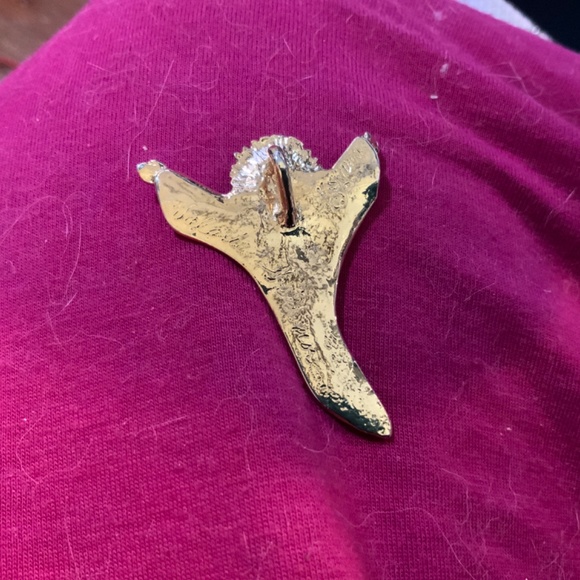 Vintage Skidmore Gold Jesus Dove Pendant P0002 - Picture 3 of 3